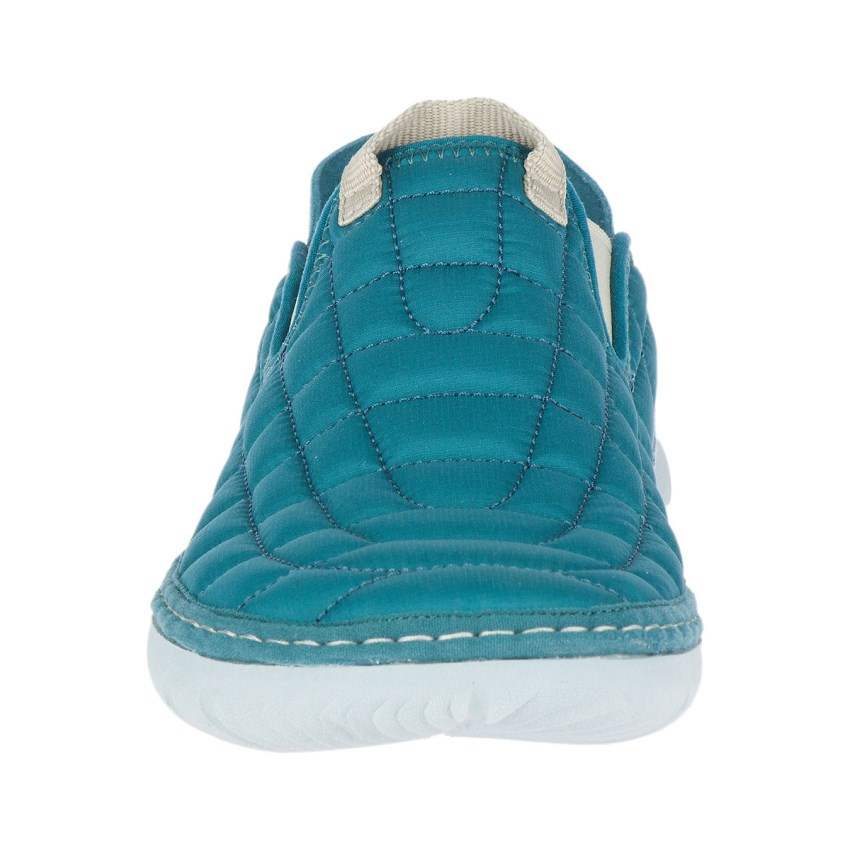 Chaussure Casual Merrell Hut Moc Turquoise Femme | Q.U.ALSO